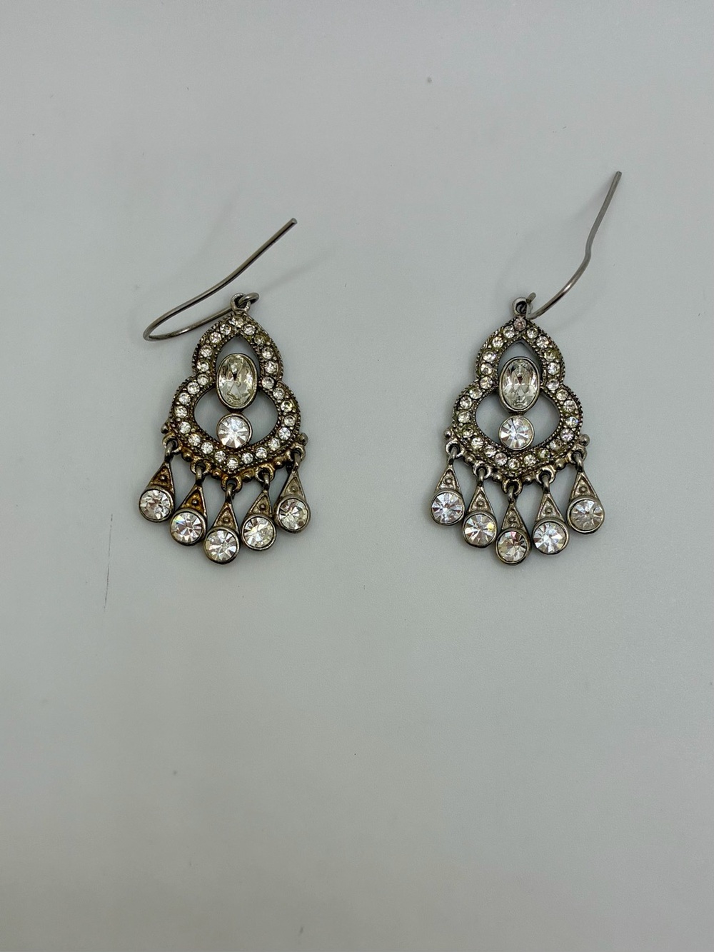 Sterling silver cubic zirconia earrings